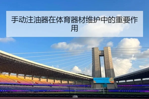 手动注油器在体育器材维护中的重要作用