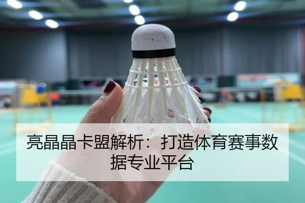 亮晶晶卡盟解析：打造体育赛事数据专业平台